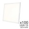 Lot de 100 dalles LED 60x60 - UGR19 – 120 lm/W - Blanc jour 4000K - 40W - 230V