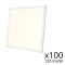 Lot de 100 dalles LED 60x60 - 120 lm/W - Blanc jour 4000K - 40W - 230V Lot de 100 dalles LED 60x60 - 120 lm/W - Blanc jour 4000K - 40W - 230V