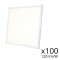 Lot de 100 dalles LED 60x60 - 120 lm/W - Blanc jour 4000K - 40W - 230V Lot de 100 dalles LED 60x60 - 120 lm/W - Blanc jour 4000K - 40W - 230V