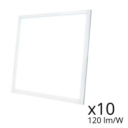 Lot de 10 dalles LED 60x60 - UGR23 - 120 lm/W - 40W - 230V - ECONX