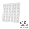 Dalle LED 600 x 600 - Multi LED - 40W– Blanc pur - 230V - Matrx