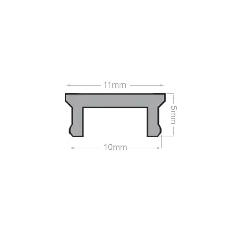 Diffuseur X11 pour profilé E27 et E28 - Givré