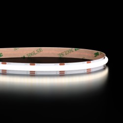 Ruban LED COB CCT blanc chaud + blanc froid - 7,2W/m + 7,2W/m - IP20 - 608 LED/m - 5m - 24V