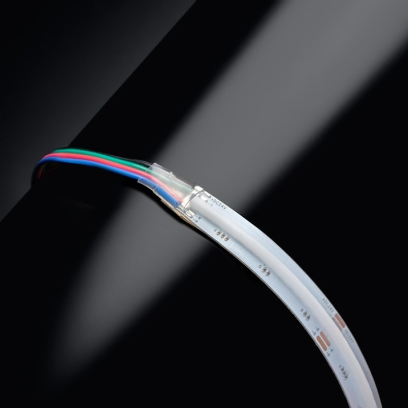 Ruban LED COB RGB - 14W/m - IP65- 840 LED/m - 5m - 24V