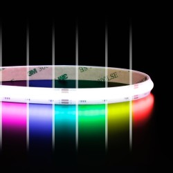 Ruban LED COB RGB - 14W/m - IP65- 840 LED/m - 5m ou 10m - 24V