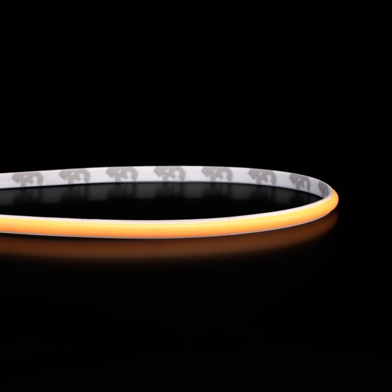 Ruban LED COB étroit 5mm (105 lm/W) - 7W/m - IP65G - Blanc - 384 LED/m - à la coupe - 24V