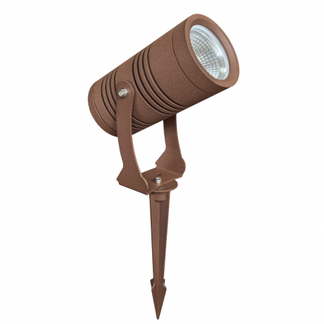 Spot LED à piquer 20 W - COB - 230V - Spike 20 - Corten