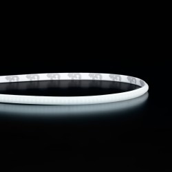 Ruban LED COB étroit 5mm (105 lm/W) - 7W/m - IP65G - Blanc - 384 LED/m - à la coupe - 24V