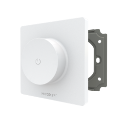 Interrupteur rotatif TRIAC mural avec variateur 230V WIFI intégré - MiBoxer TRI-K1WR - Blanc