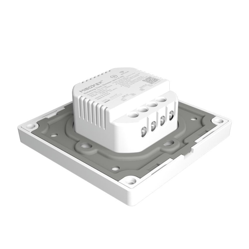 Télécommande rotative Dimmer murale avec contrôleur WIFI intégré - MiBoxer TRI-K1WR - Blanc