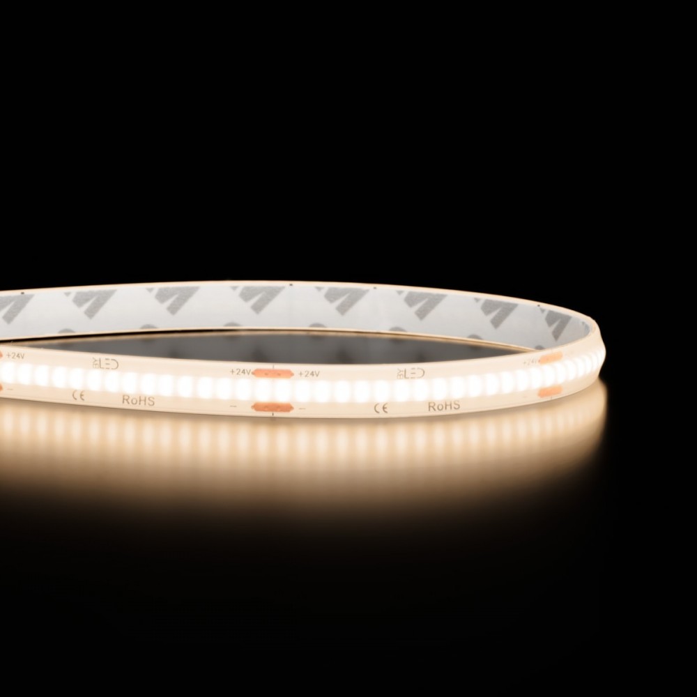Ruban LED COB ÉCO - 8W/m - IP20 - Blanc - 320LED/m - 5m - 24V