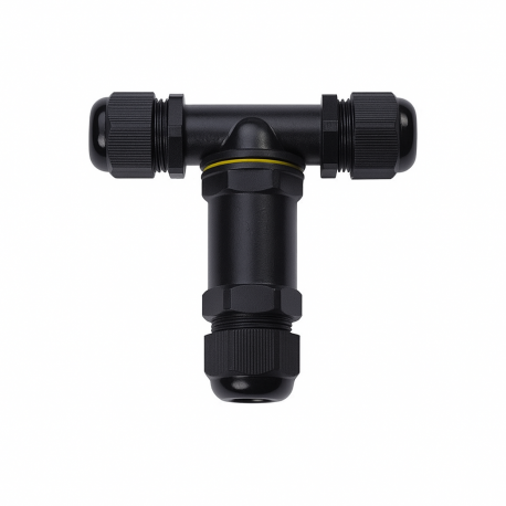 Connecteur en T de dérivation étanche IP68 - Axial