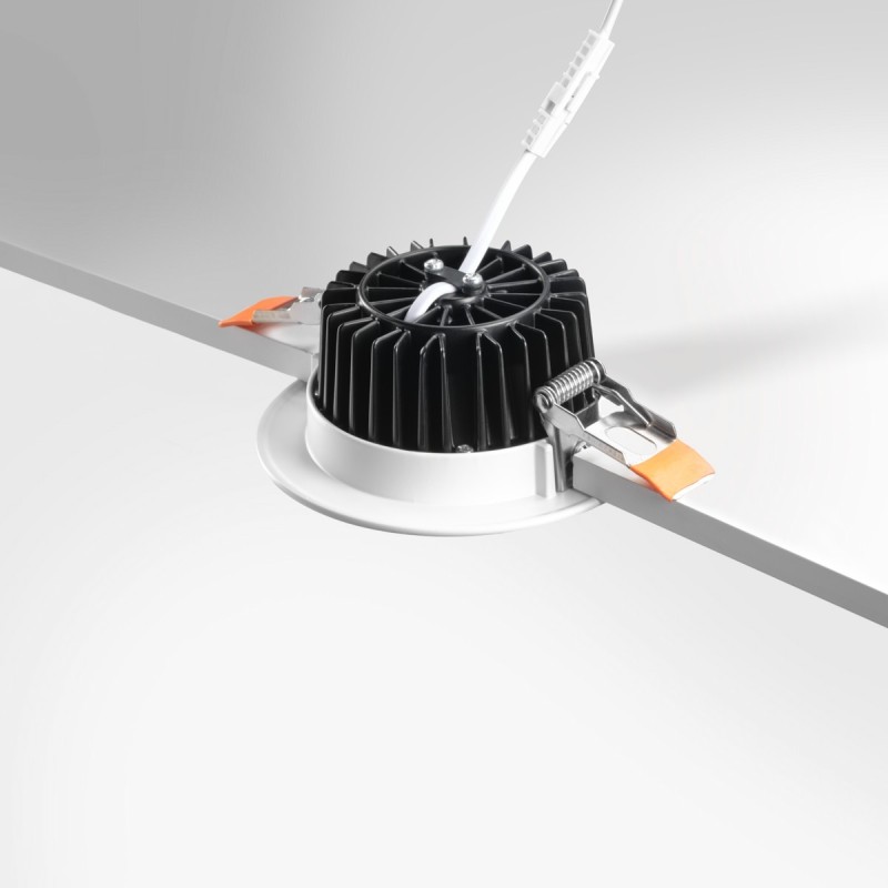 Spot LED encastrable fixe blanc - 10W - 230V - IP64 - RT2012/RE2020 - COBOX