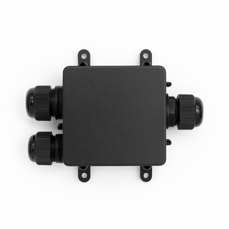 Boîte de connexion étanche à 3 entrées IP68 - Axial