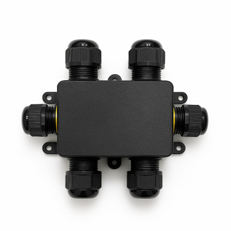 Boite de dérivation étanche IP68 – 6 entrées