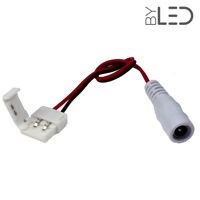Connecteur ruban LED 10 mm Click + câble 15cm + Jack