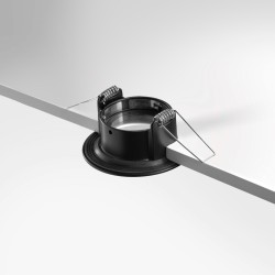 Spot LED encastrable IP65 - BBC - pour LED GU10 – CURVE rond – Noir