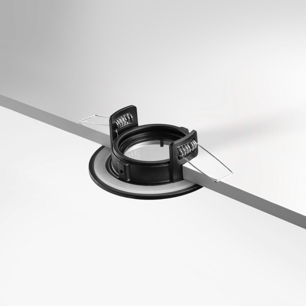 Spot encastrable IP65 pour LED GU10 – CLASS rond – Noir