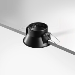 Spot encastrable anti-éblouissement IP20 - GU10 - Noir - Galla