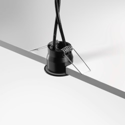 Mini spot LED encastrable - Noir - 2,7W - Pewee
