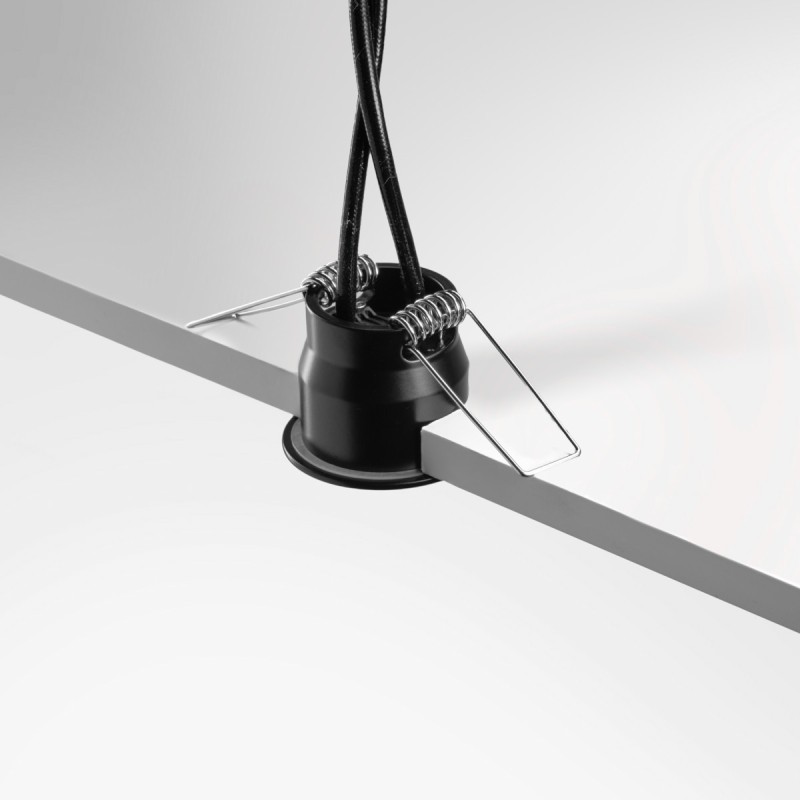 Mini spot LED encastrable - Noir - 3W - 40° - PEWEE