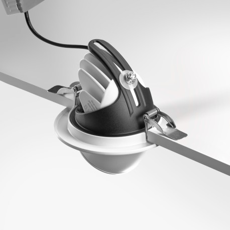 Projecteur LED rond encastrable orientable 360°- 10W - SNAKE