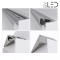 Profilé aluminium noir contre marches escalier pour ruban LED -S11