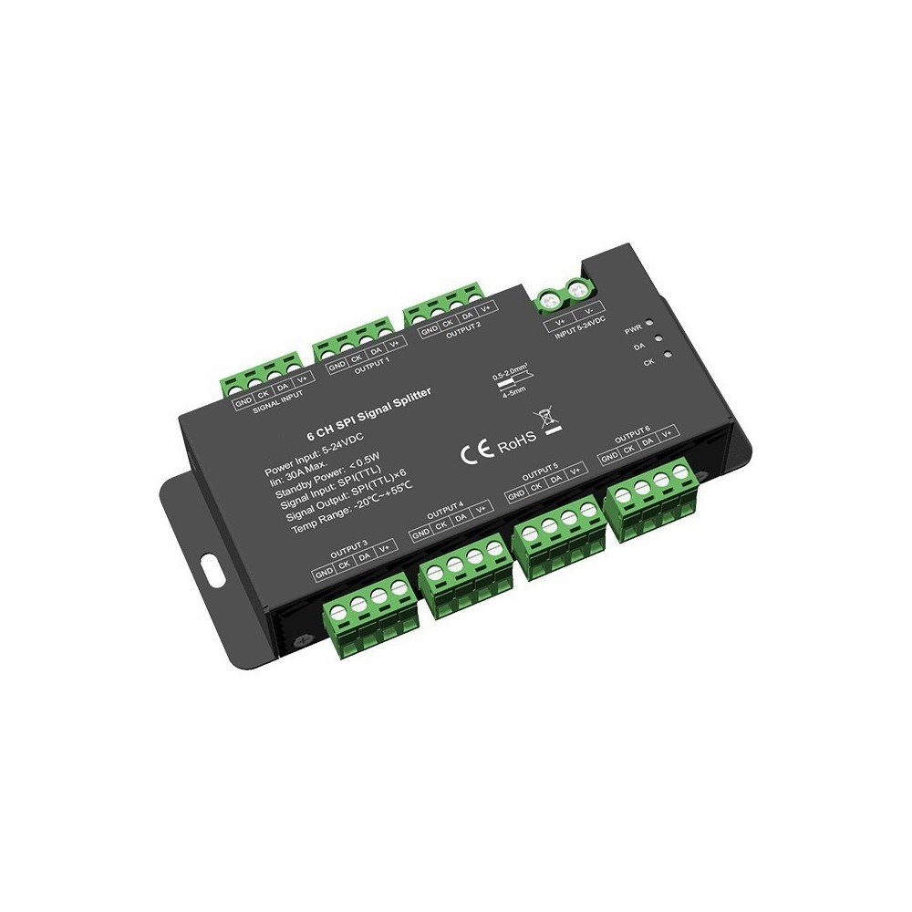 Splitter digital SPI à 6 sorties - 30A - de 5 à 24V - SA6