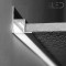Profilé aluminium cornière plafond et mur pour ruban LED - B11