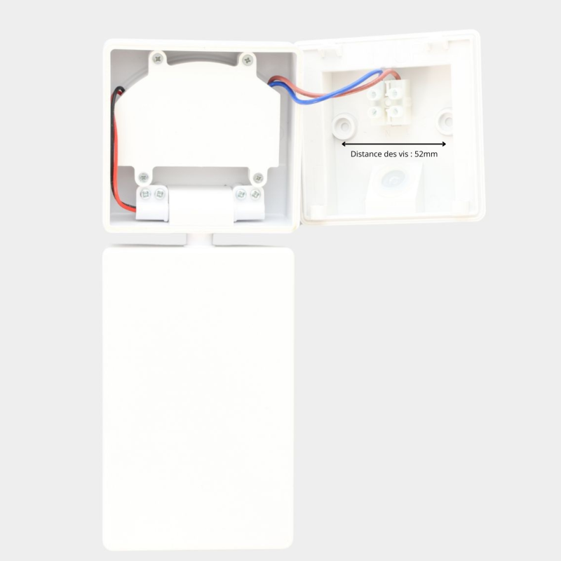 Mini projecteur à détecteur Blanc – 15W