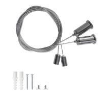 Kit suspension pour profilé LED tube rond - T33