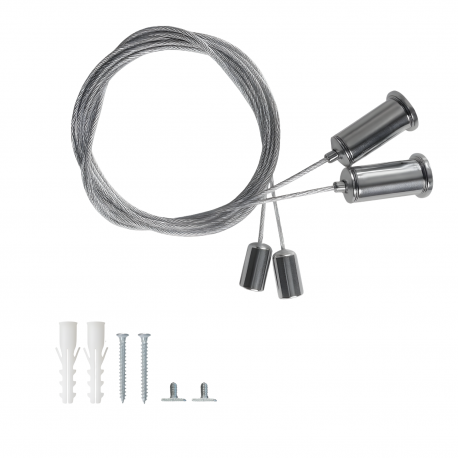 Kit suspension pour profilé LED tube rond - T03