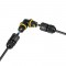 Connecteur de jonction étanche à levier IP68 en L - 3 pôles
