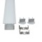 Profilé aluminium encastrable pour ruban LED - E16
