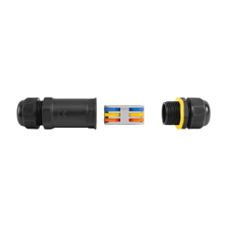 Connecteur de jonction étanche IP68 avec connecteur - Axial