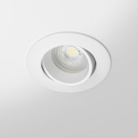 Spot LED encastrable orientable IP20 pour LED GU10 – COBRA - Blanc