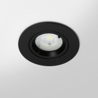 Spot LED encastrable IP65 pour LED GU10 – CLASS rond – Noir