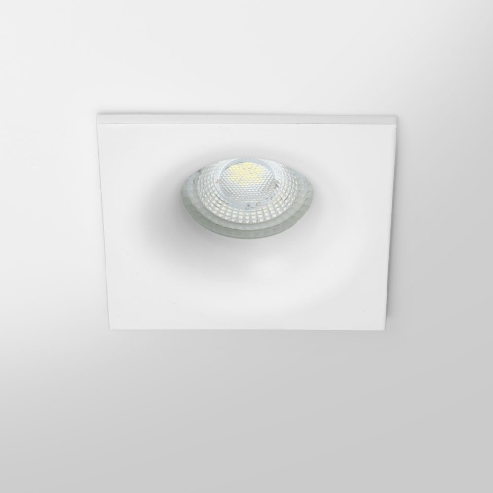 Spot encastrable IP65 – BBC – pour LED GU10 – CURVE carré – blanc