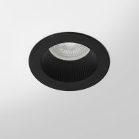 Spot encastrable IP20 pour LED GU10 - DEEEN rond - Noir mat