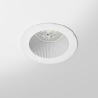 Spot encastrable IP20 pour LED GU10 - DEEEN rond - Blanc mat