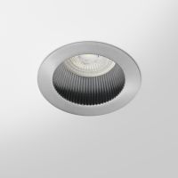 Spot encastrable IP20 pour LED GU10 - DEEEN rond - Nickel satiné