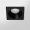 Spot encastrable IP20 pour LED GU10 - DEEEP carré - Noir mat