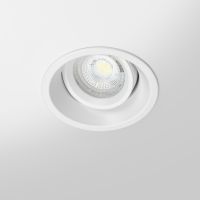 Spot LED encastrable orientable IP20 pour LED GU10 - OMEGA - Blanc