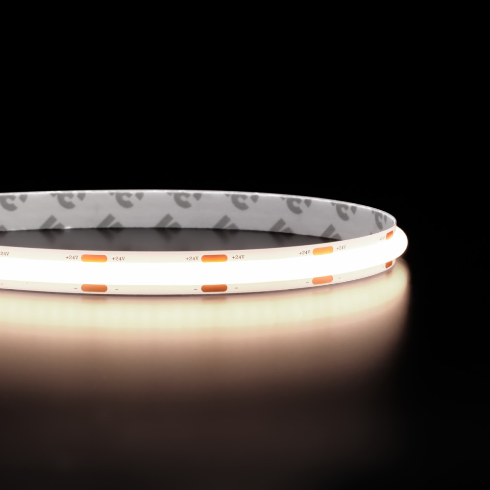 Ruban LED à la coupe - DOB - 8 mm de large - 15W/m - IP65- blanc - 288 LED/m – 24V