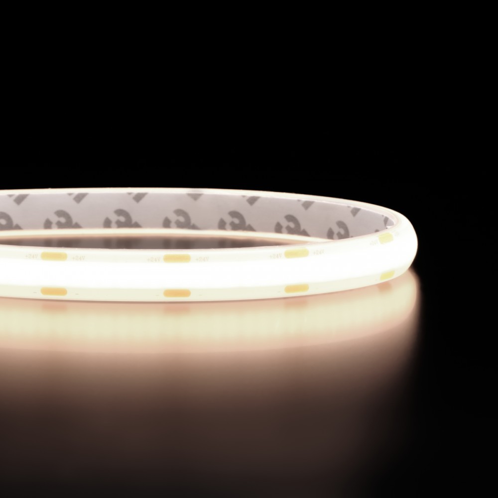 Ruban LED - DOB - 8 mm de large - 15W/m - IP68- blanc - 288 LED/m -  5m – 24V