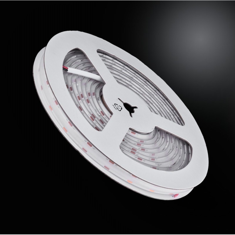 Ruban LED - DOB - 8 mm de large - 15W/m - IP68- blanc - 288 LED/m -  5m – 24V
