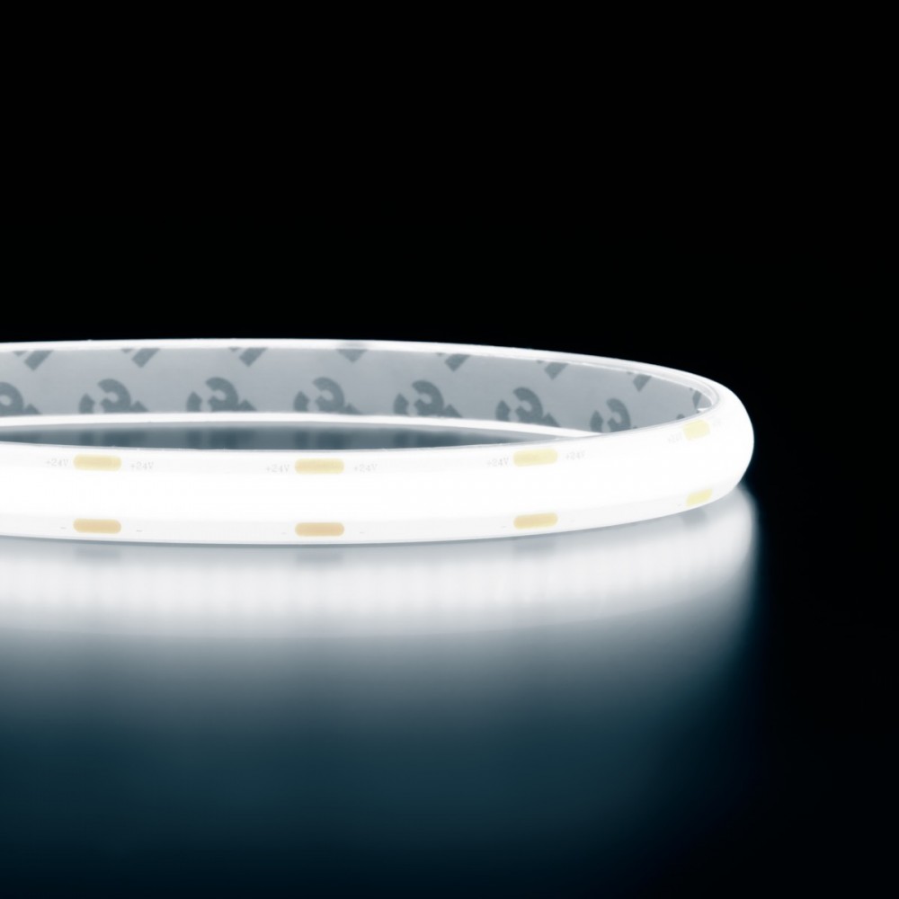 Ruban LED à la coupe - DOB - 8 mm de large - 15W/m - IP68- blanc - 288 LED/m – 24V
