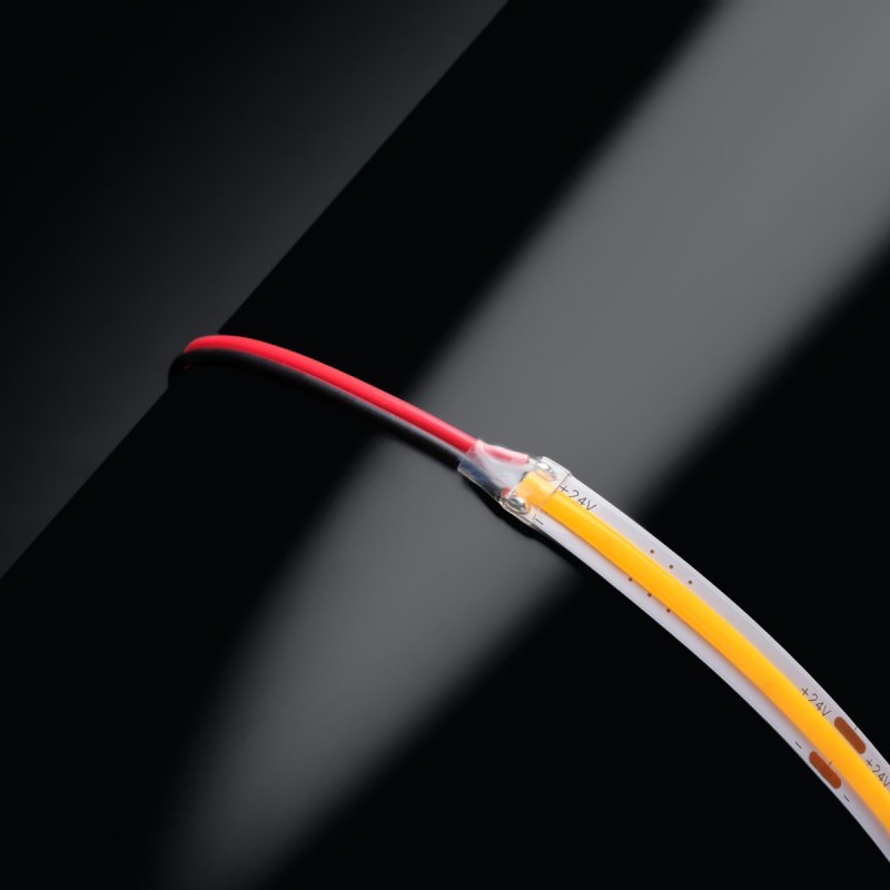 Ruban LED COBH lumière continue - 8W/m - IP20 - Blanc - 320LED/m - 5m - 24V