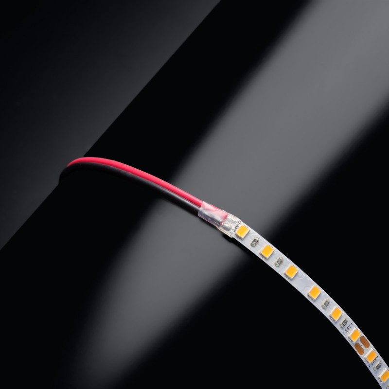 Ruban LED étroit haute fidélité IP20 - 9,6W/m - 120 LED/m - 2835E - 5m - 24V - Blanc