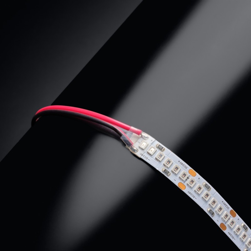 Ruban LED haute fidélité - 19,2W/m - IP20 - Ambré - 240 LED/m - 2835+ - 5m - 24V